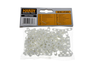 Krzyżyki do płytek typ T Hardy 6mm 50 sztuk - glazura